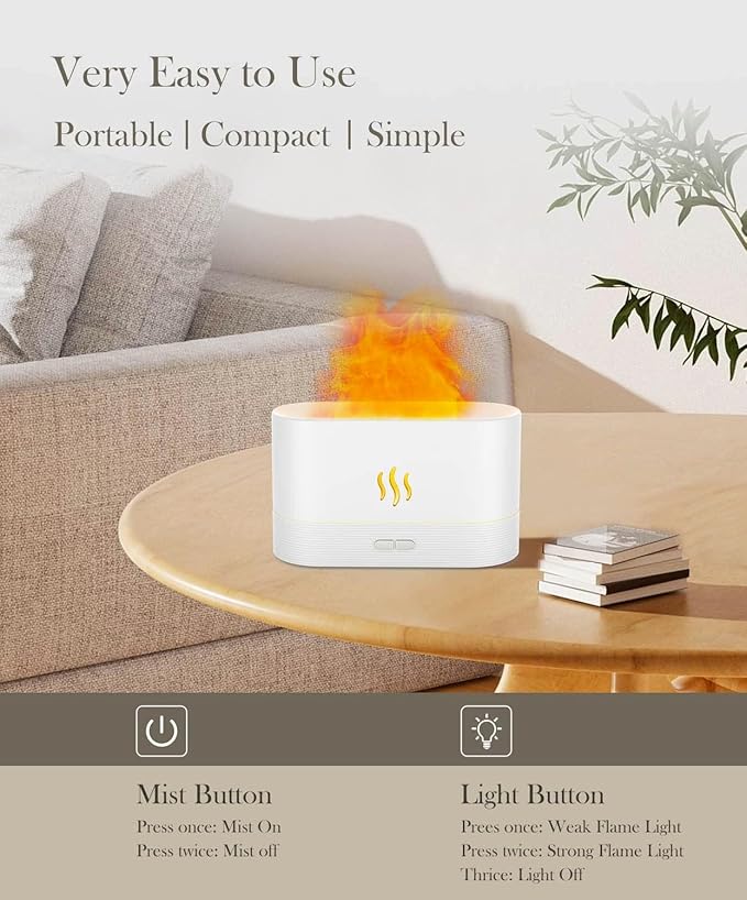 FLAME AIR DIFFUSER HUMIDIFIER