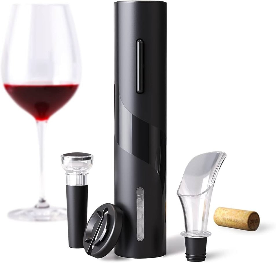 ELECTRIC WINE OPENER SET, 4-IN-1